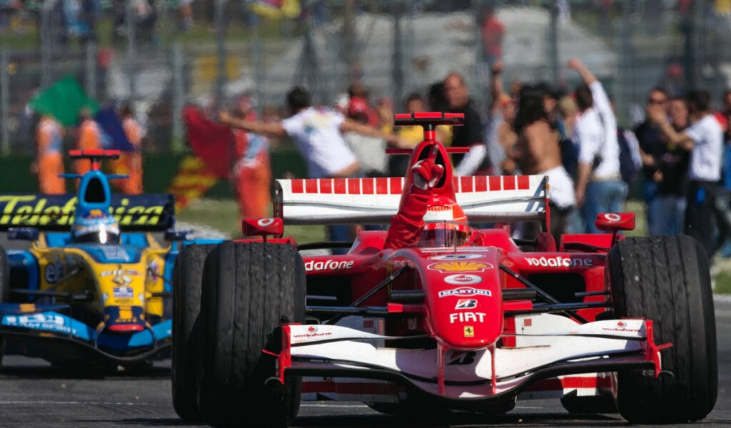 Hace 20 años: la revancha de Michael Schumacher sobre Fernando Alonso en Imola