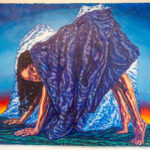 Exposición de Maitland: Las texturas de Medio Oriente cobran vida en pinturas tejidas con memoria cultural