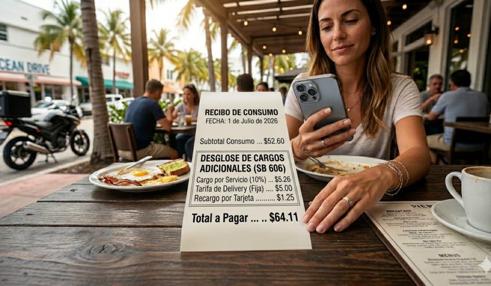 Transparencia en el menú: Florida pone fin a los cargos sorpresas