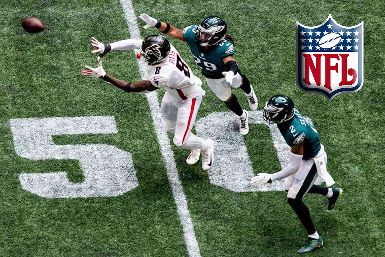 FALCONS vs EAGLES HOY lunes 16 de septiembre.