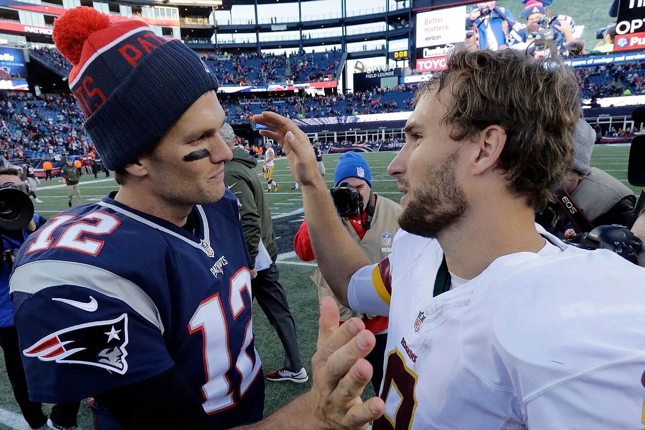 Tom Brady y Kirk Cousins