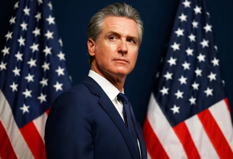 El gobernador de California, Gavin Newsom, durante un acto de firma de un proyecto de ley relacionado con la redistribución de los distritos electorales del estado para el Congreso, el 21 de agosto de 2025, en Sacramento.