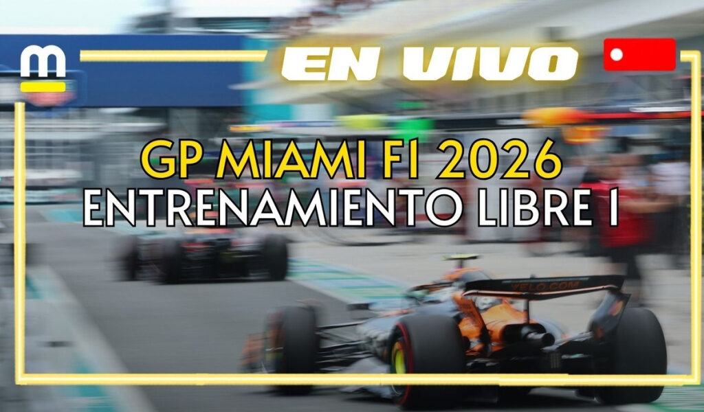 F1 EN VIVO: la FP1 del GP de Miami de la F1 2026