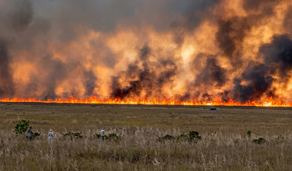 Incendios forestales consumen más de 5,000 acres en los Everglades y cubren de humo el sur de Florida