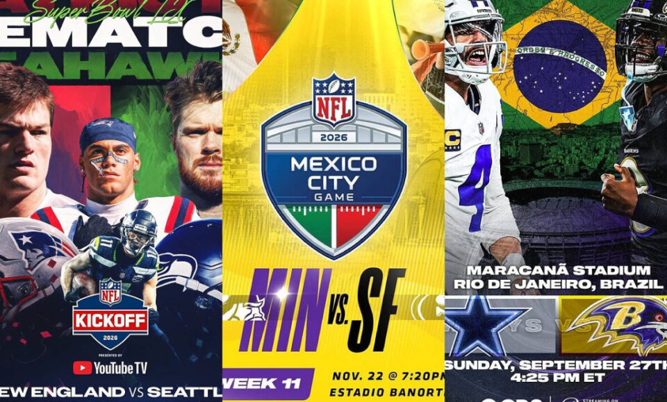 Cowboys, Steelers, 49ers y ms: Los juegos de la NFL que no te puedes perder en 2026