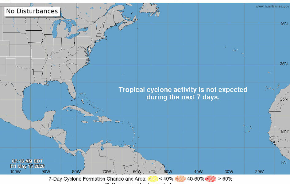 El Centro Nacional de Huracanes comienza a realizar pronósticos regulares de perspectivas tropicales antes del inicio de la temporada