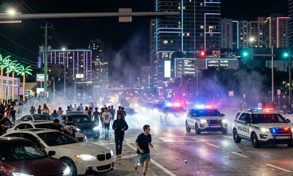 Autoridades de Florida intensifican operativos contra las peligrosas tomas ilegales de calles