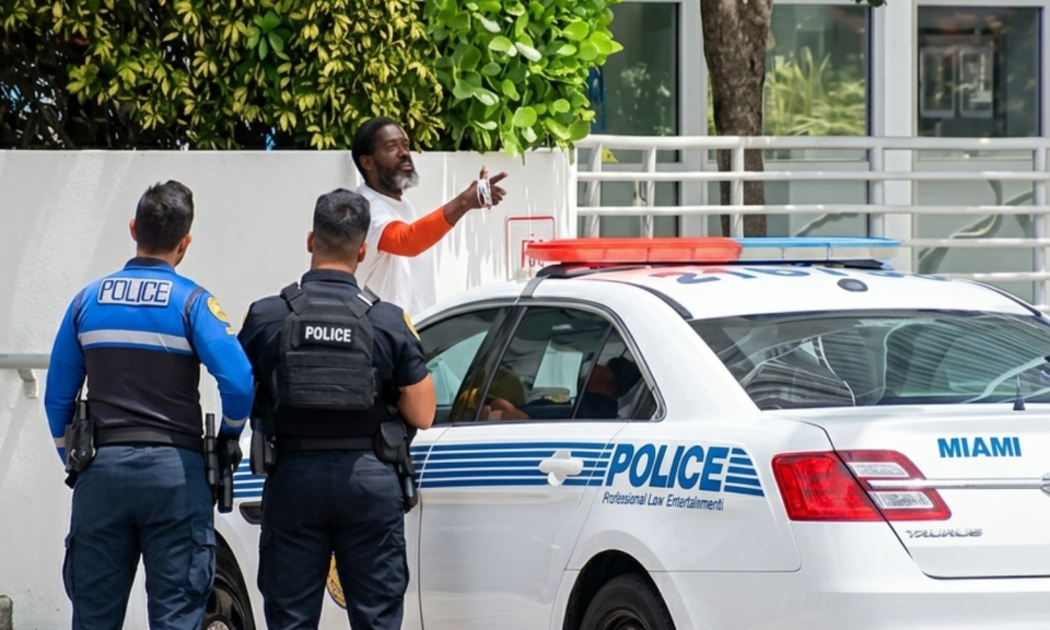 Ataque en Downtown Miami: hombre apuñala brutalmente a una mujer con un bolígrafo