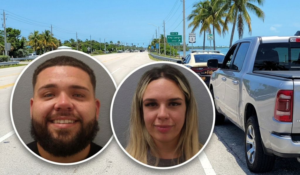Pareja de Miami arrestada en Key Largo por posesión de cocaína y fentanilo