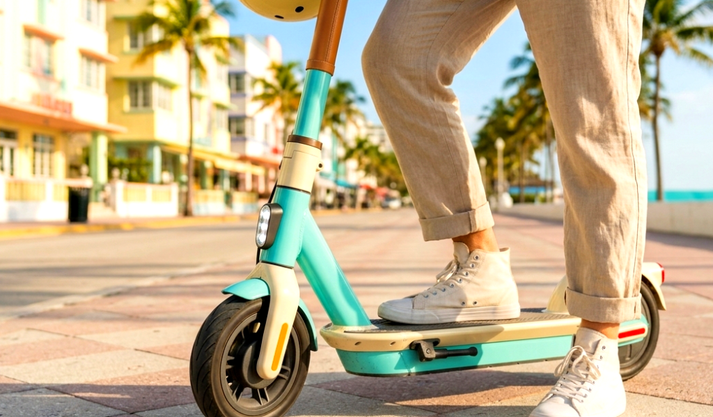 Miami Beach evalúa normas para regular el uso de scooters y bicis eléctricas