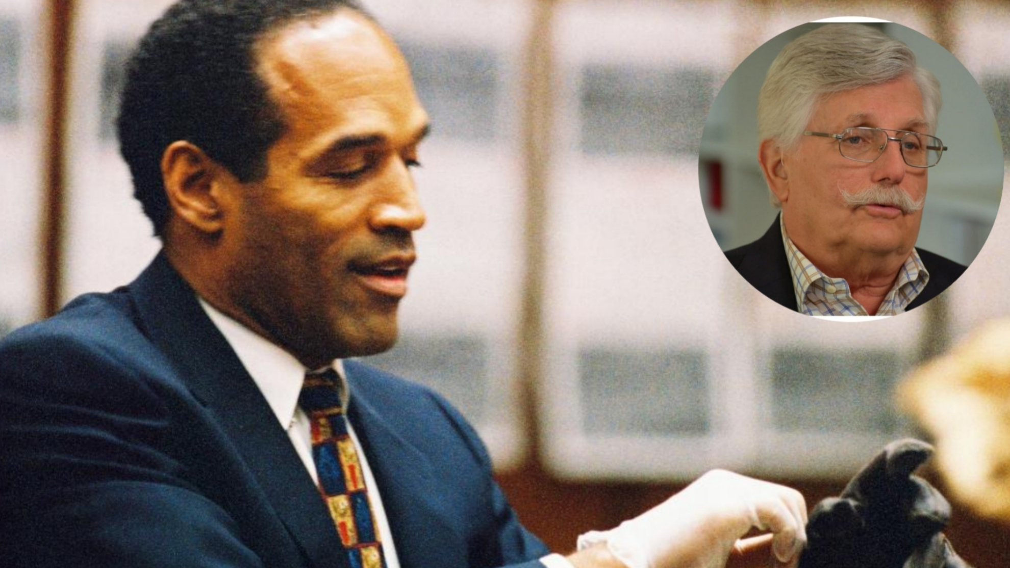 OJ Simpson durante el juicio penal  / Fred Goldman, padre de Ron.
