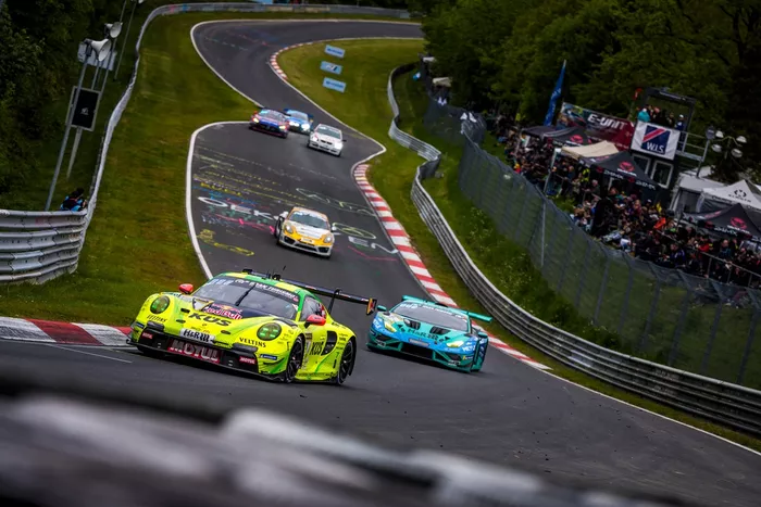#911 Manthey Porsche 911 GT3 R Pro: Kevin Estre, Ayhancan Guven, Thomas Preining, Matt Campbell