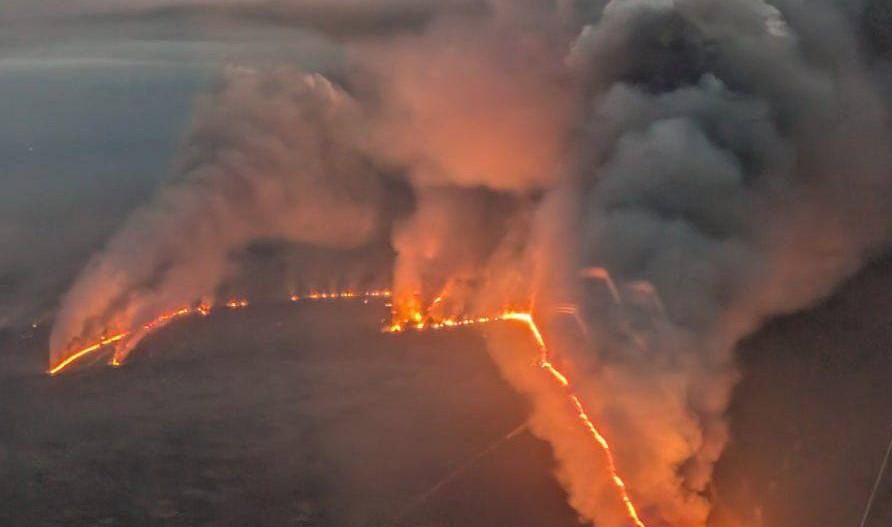 incendio forestal en Florida