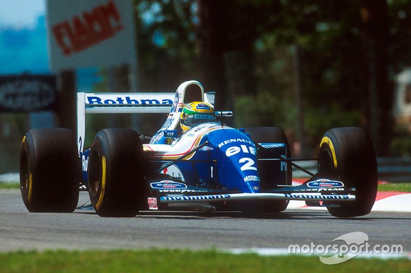 Ayrton Senna sulla Williams FW16 nelGP di San Marina 1994