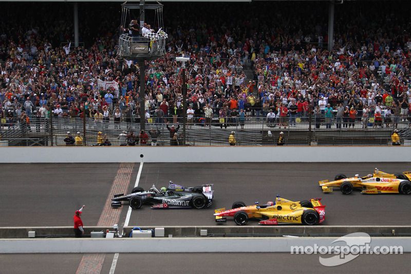 Tony Kanaan, KV Racing Technology Chevrolet takes the win